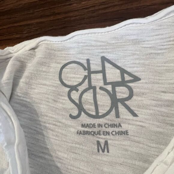 Chaser White “Aloha Feels” Pineapple Cutoff Tank Top - Picture 4 of 6